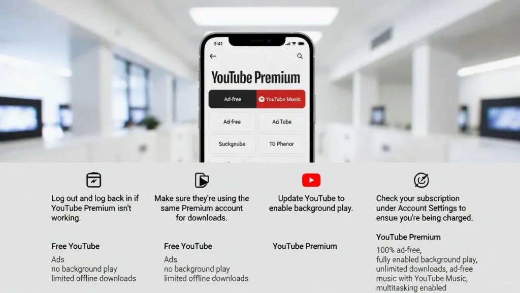 Common-Issues-Fixes-for-iOS-YouTube-PremiumYouTube-Premium-vs-Free-YouTube-The-Real-Differenc