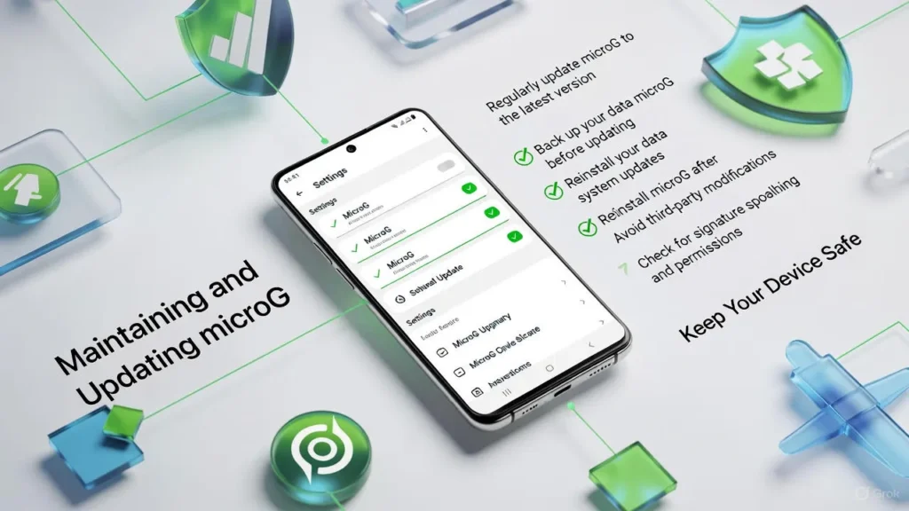 Maintaining and updating microG. 11zon