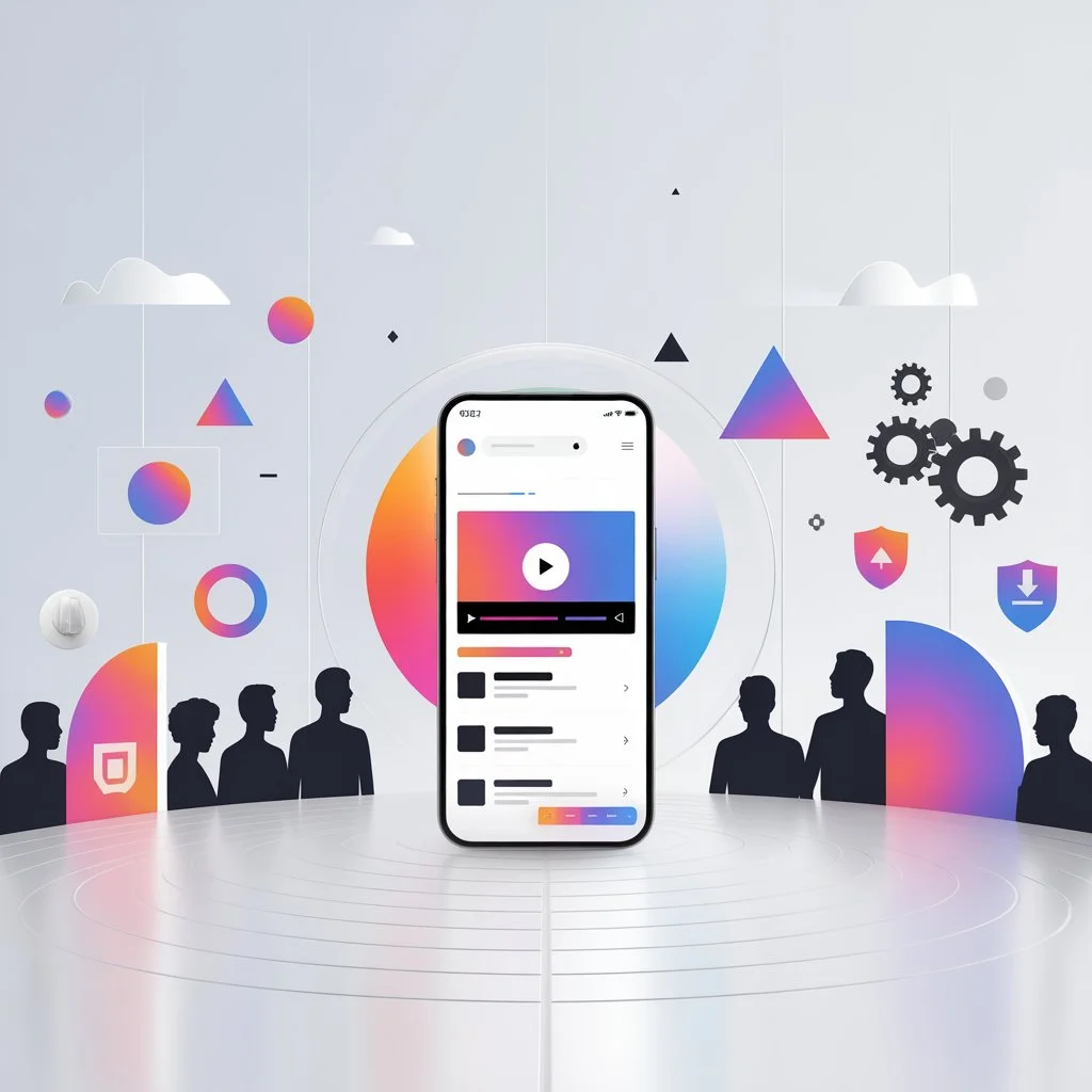 About Us - youtubpremiummodapk.com a clean minimalist website hero section RFEB